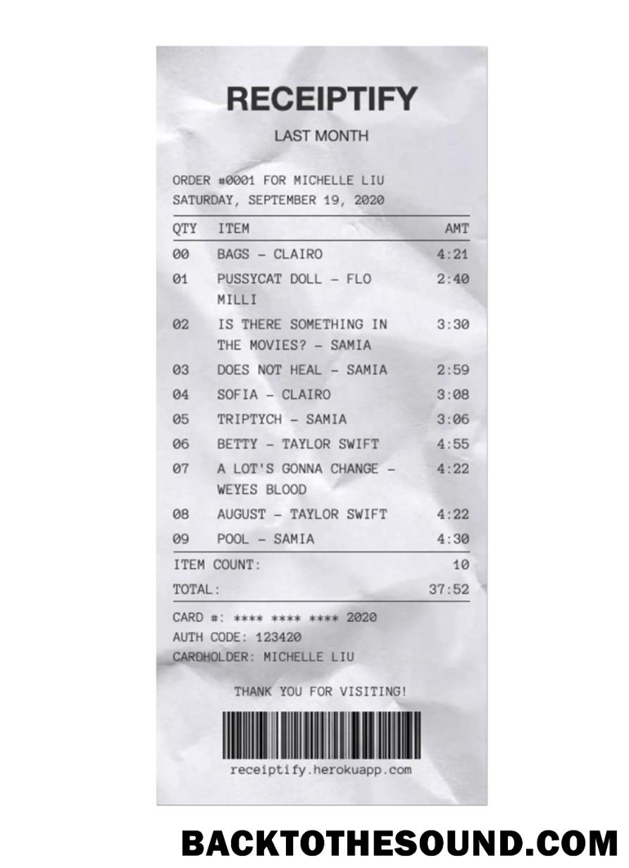 Λήψη RECEIPTIFY Δείγμα σχεδιασμό