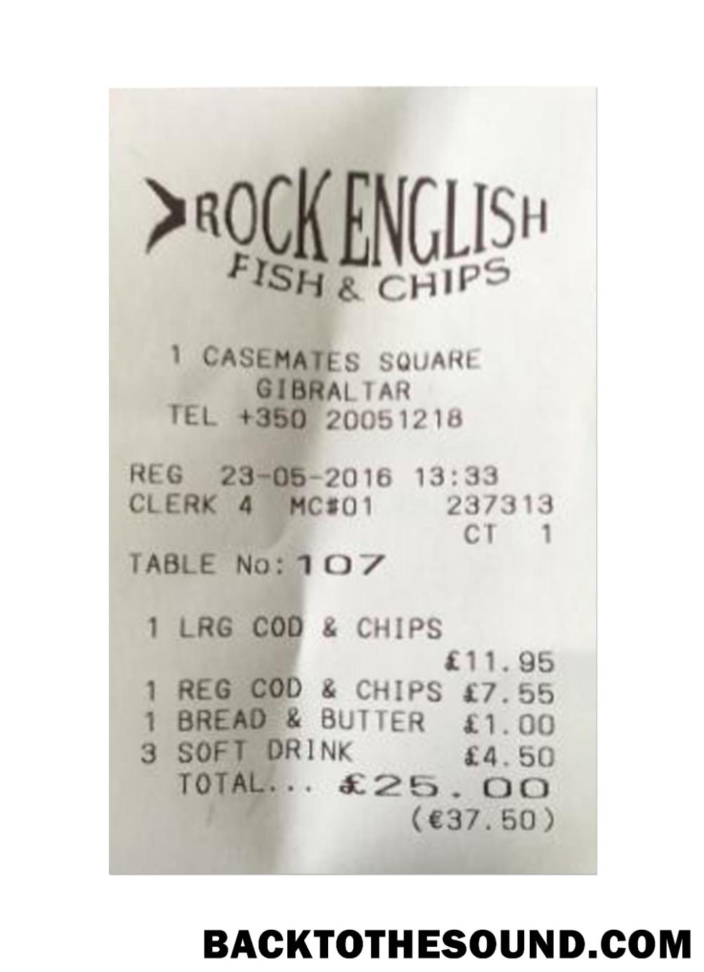Λήψη ROCK ENGLISH Πληρωμή Απόδειξη Δείγμα πρότυπο