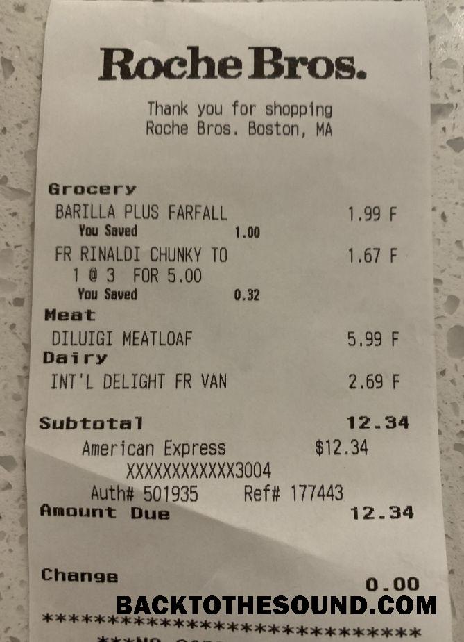 Λήψη Roche Bros supermarket check Δείγμα προεπισκόπηση