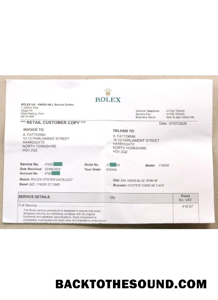 Λήψη Rolex Εταιρεία Πληρωμή check Δείγμα προεπισκόπηση