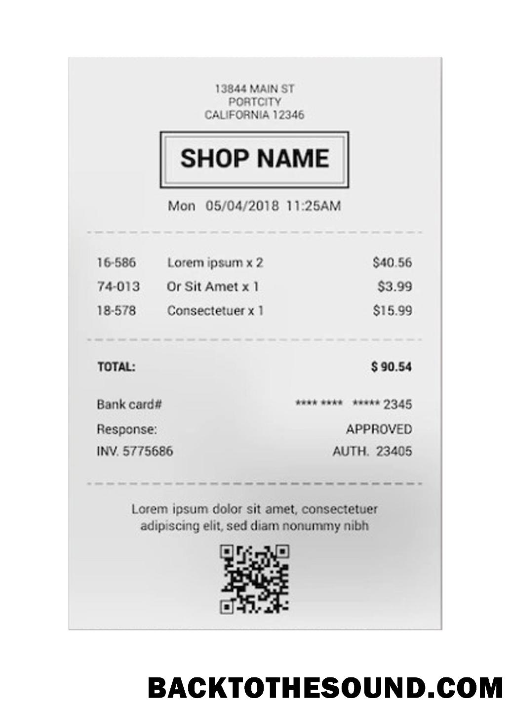 Λήψη SHOP Απόδειξη Δείγμα προεπισκόπηση