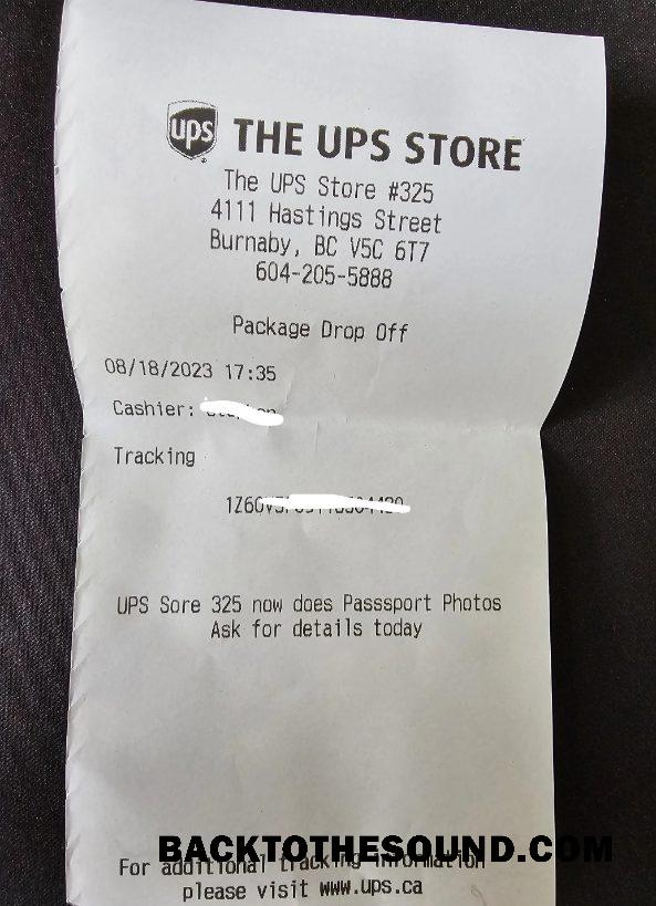 Λήψη The UPS store Πληρωμή check Δείγμα σχεδιασμό