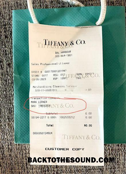 Λήψη Tiffany & Co Σχεδιασμός house Απόδειξη Δείγμα σχεδιασμό