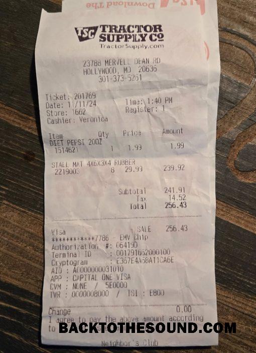 Λήψη Tractor supply co Πληρωμή Απόδειξη Δείγμα προεπισκόπηση