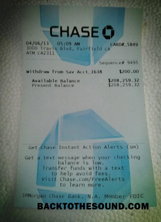 Λήψη ΗΠΑ Chase Τράπεζα Πληρωμή slip Δείγμα σχεδιασμό