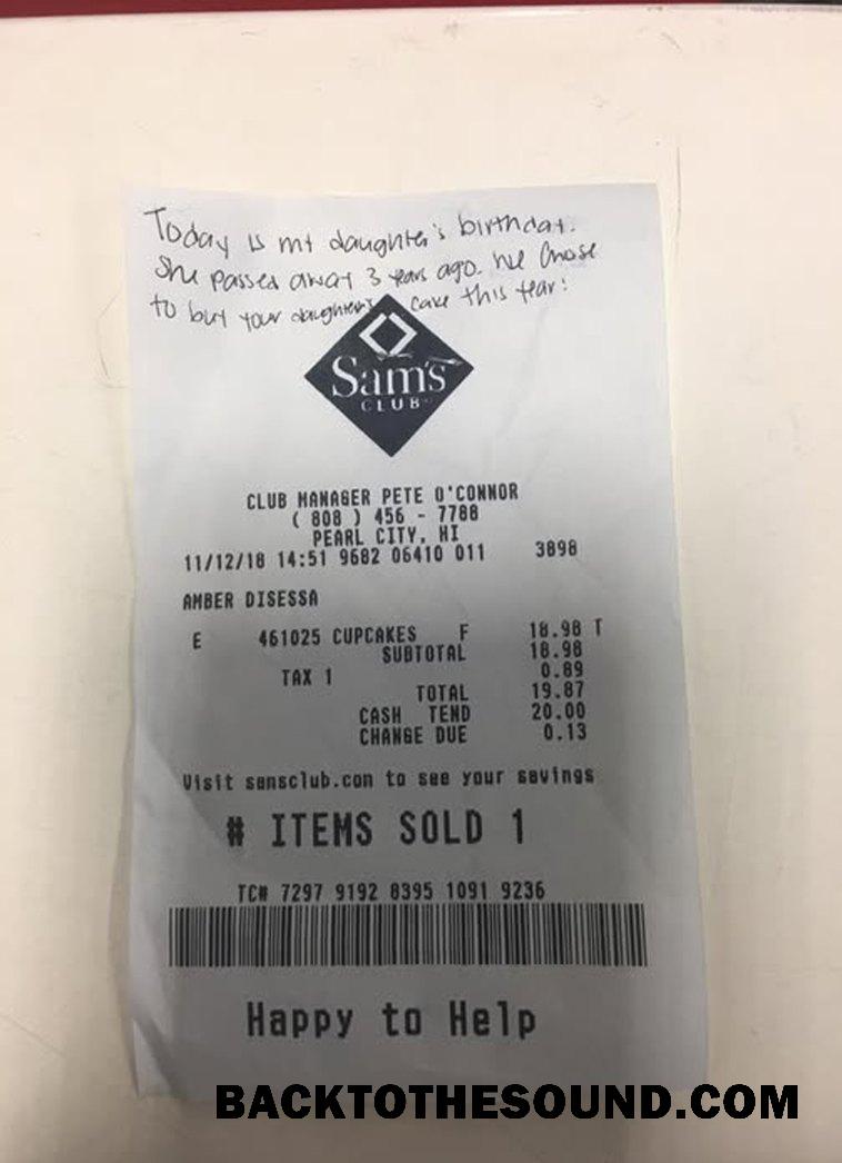 Λήψη ΗΠΑ Sam's club pharmacy Πληρωμή Απόδειξη Δείγμα δείγμα