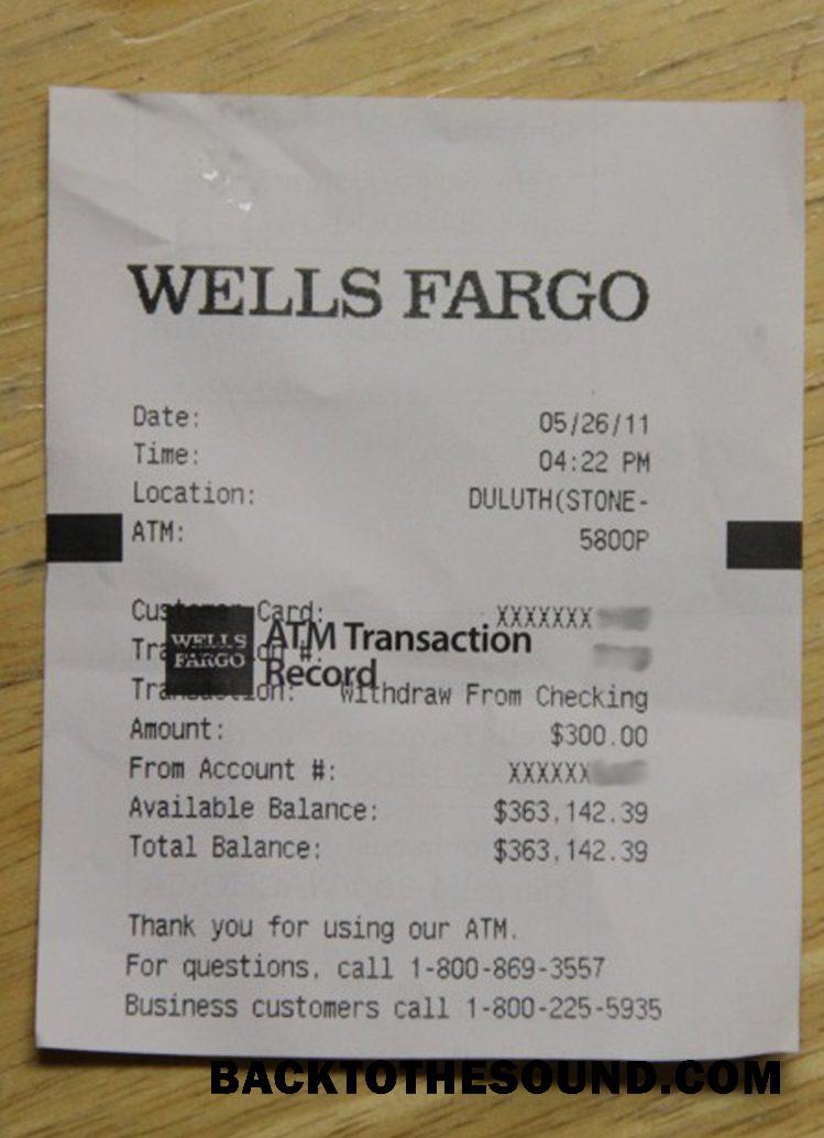 Λήψη ΗΠΑ Wells Fargo Εταιρεία Πληρωμή Απόδειξη Δείγμα δείγμα