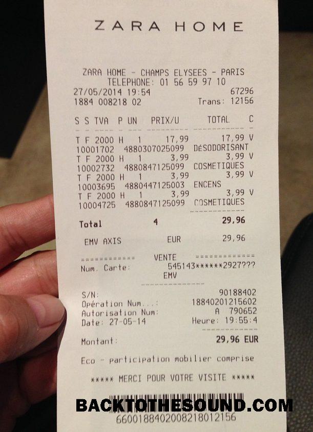 Λήψη Zara home Πληρωμή check Δείγμα προσχέδιο