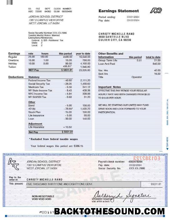 İndir ADP earnings Hesap Özeti in Word and PDF Formatlar.PDF, 1 Örnek tasarım