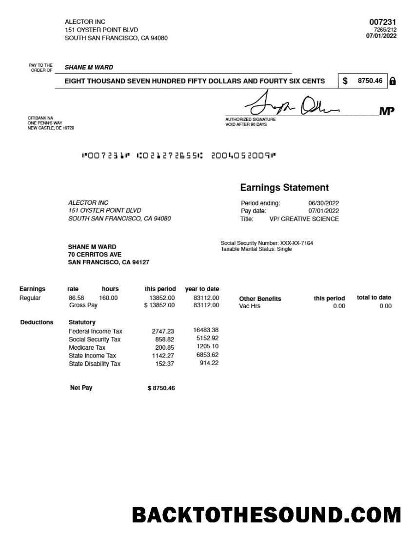 İndir ALECTOR INC earnings Hesap Özeti in Word and PDF Formatlar.PDF, 1 Örnek örnek