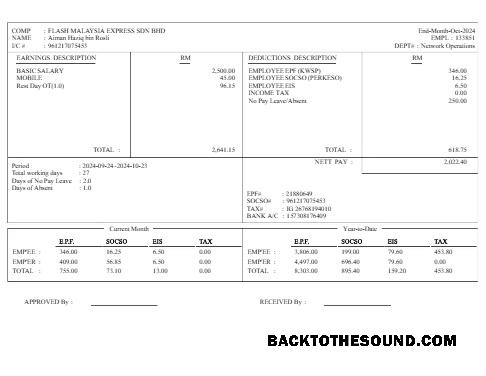 İndir Flash Malezya Express Teslimat services earnings in Word and PDF Formatlar.PDF, 1 Örnek şablon