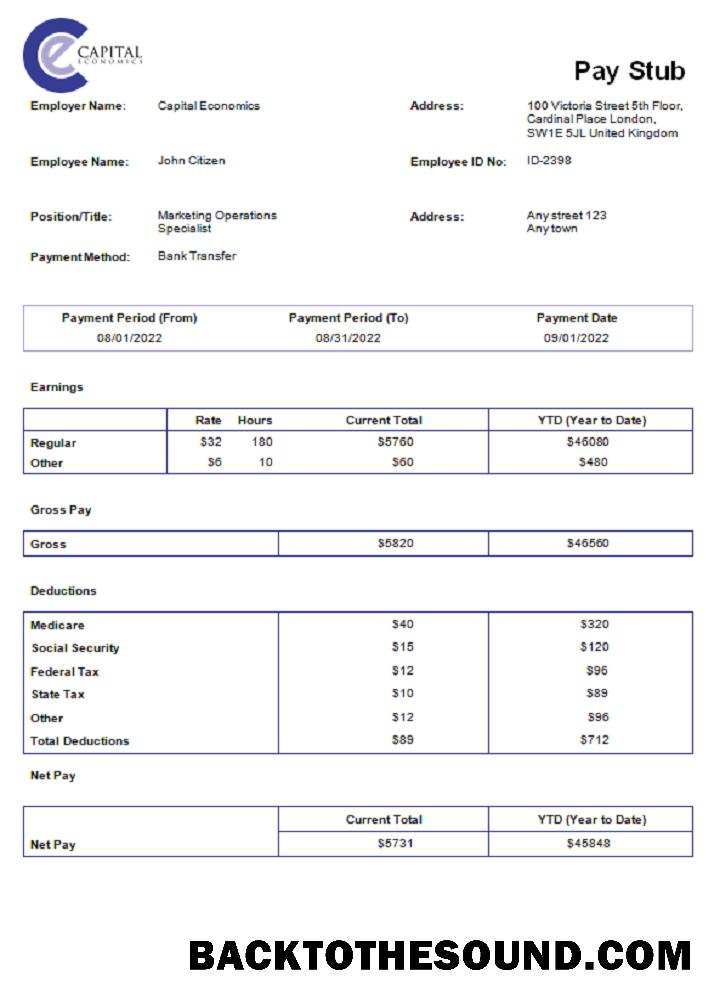 İndir ABD Capital Economics economic Şirket Örnek ön izleme