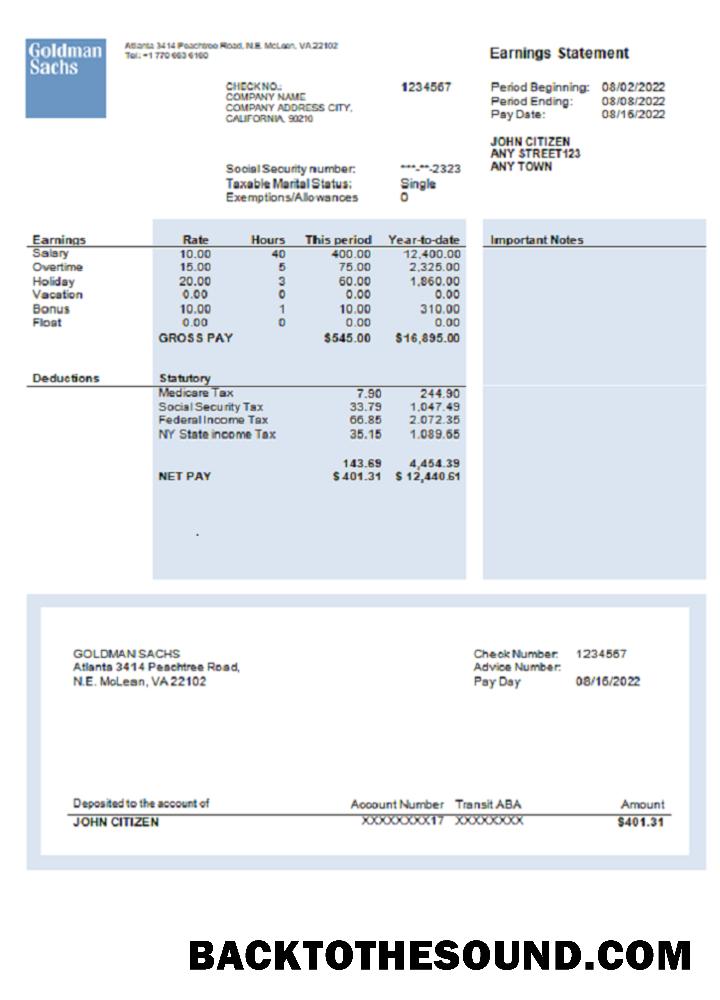 İndir ABD financial Şirket earning Hesap Özeti in Word and PDF Format, Sürüm 2 Örnek örnek