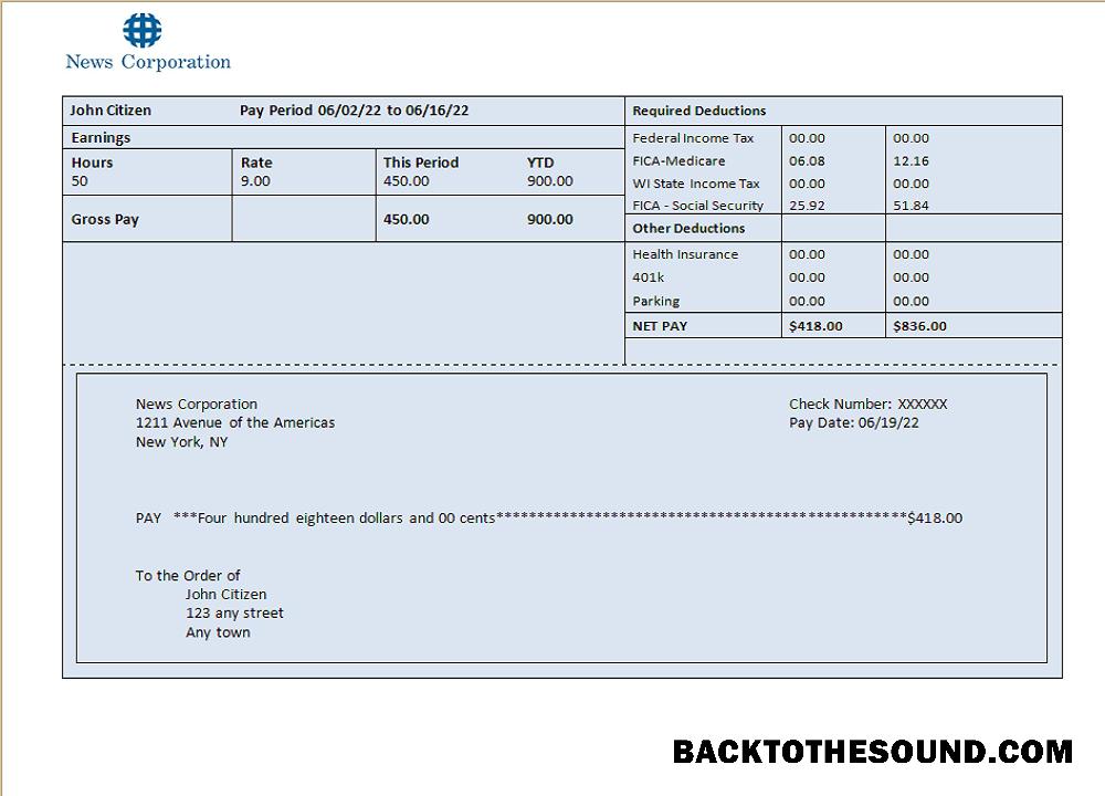 İndir ABD media Şirket employee sheet Örnek taslak