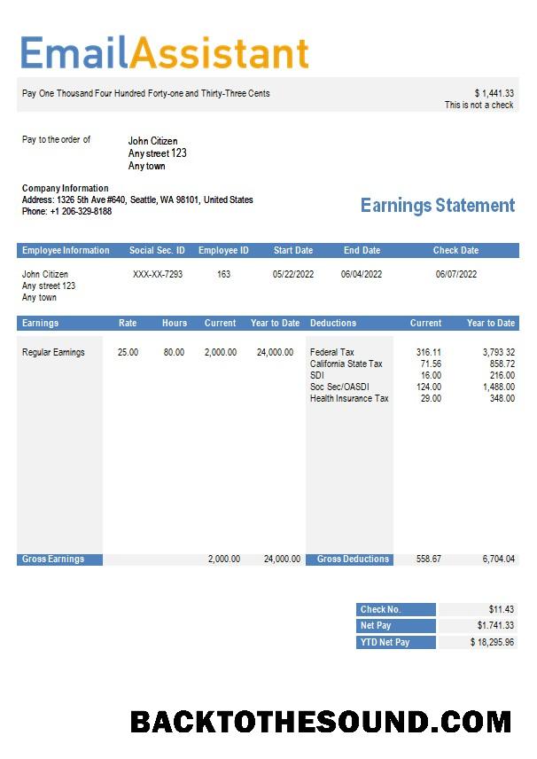 İndir E-posta services Şirket earning Hesap Özeti in Word and PDF Formatlar Örnek şablon