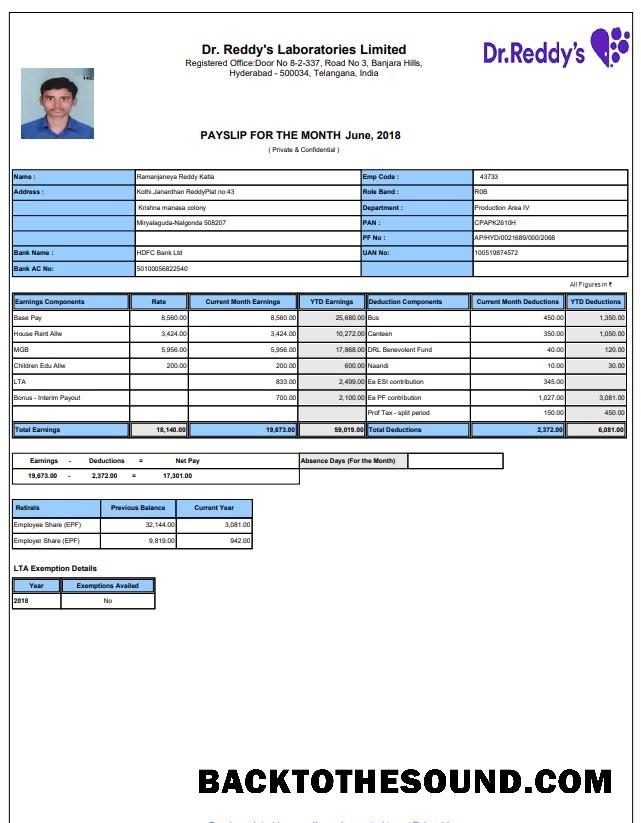 İndir laboratory payslip Word and PDF Örnek örnek