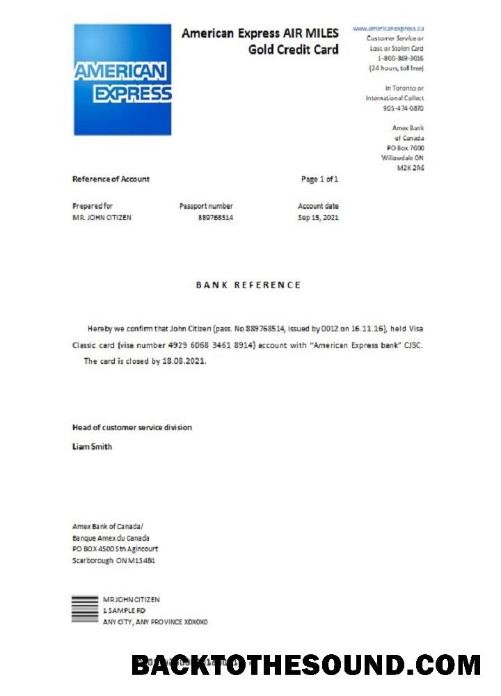 İndir Kanada American Express Air Miles Gold Kredi Kart closure Referans Örnek tasarım