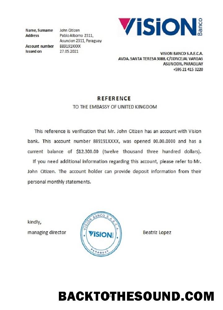 İndir Paraguay Vision Referans Örnek örnek