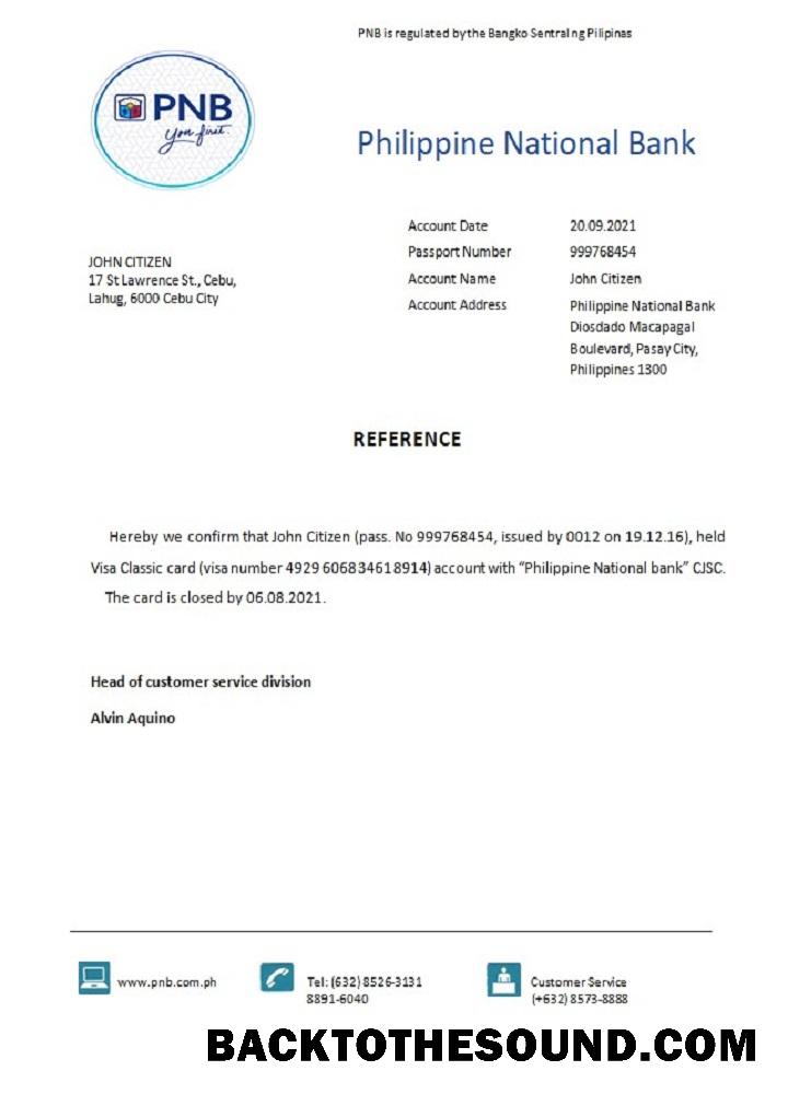 İndir Filipinler PNB closure Referans Örnek tasarım