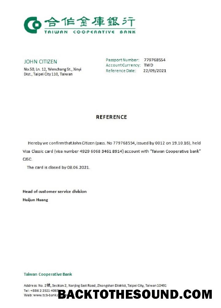 İndir Tayvan Tayvan Cooperative Banka closure Referans Örnek örnek