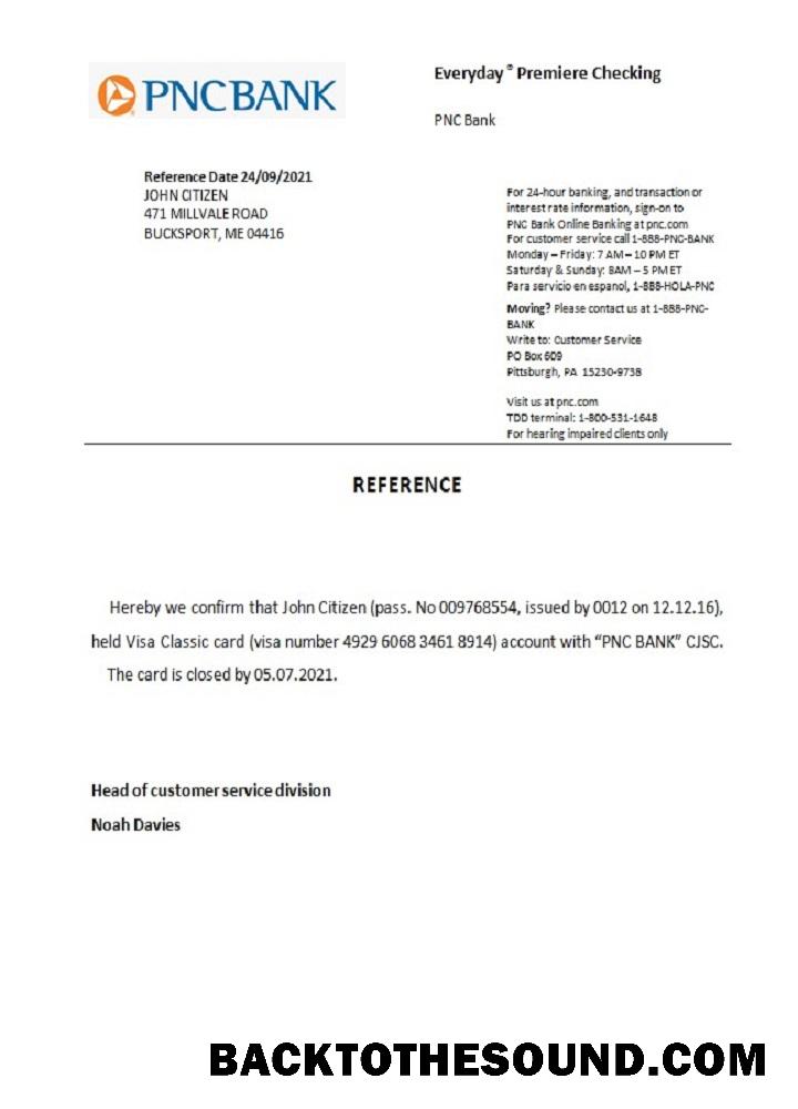 İndir ABD PNC closure Referans Örnek taslak