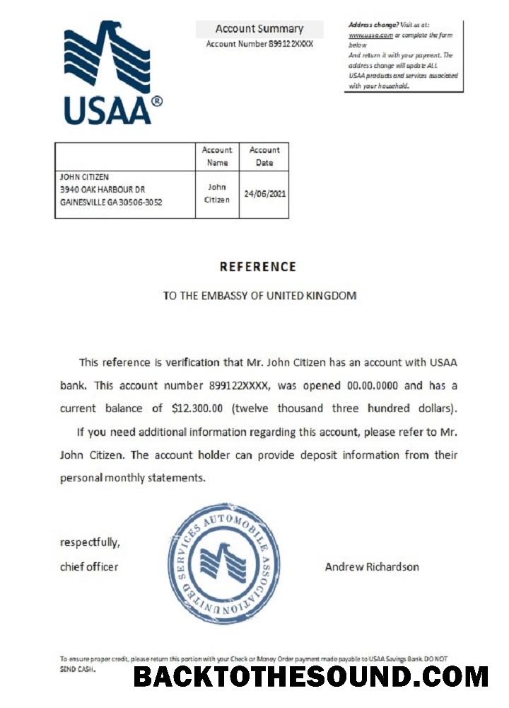İndir ABD USAA Referans Örnek tasarım