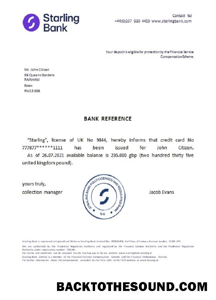 İndir Birleşik Krallık Starling Banka Referans Örnek tasarım