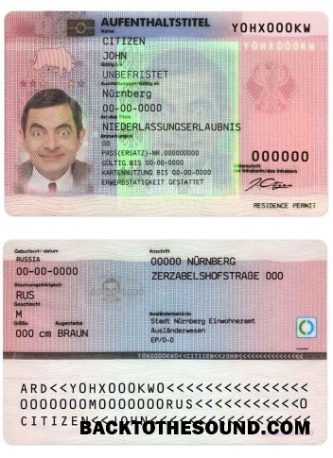 İndir Almanya Oturma İzni Örnek taslak