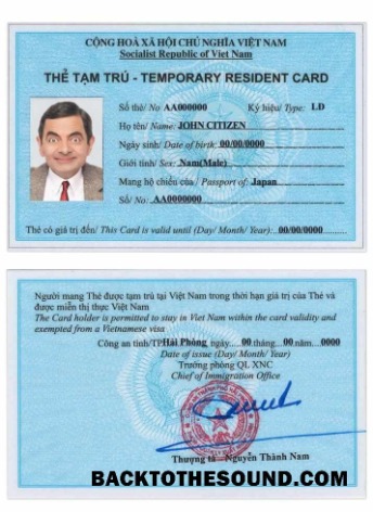İndir Vietnam Oturma Kart Örnek tasarım