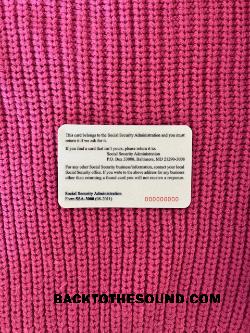 İndir ABD SSN foto-görünüm pembe tekstil arka plan Arka Örnek şablon