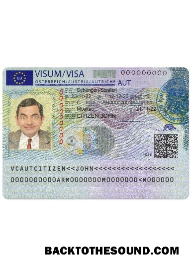 Pobierz Austria SCHENGEN Wiza FROM AUSTRIAN EMBASSY (2022) Próbka podgląd
