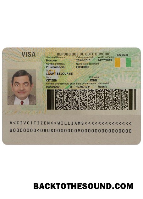 Pobierz COTE D'IVOIRE Wiza Próbka projekt