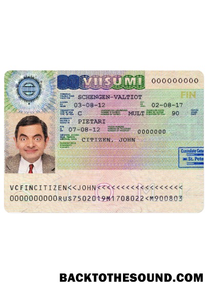 Pobierz Finlandia schengen Wiza Próbka makieta
