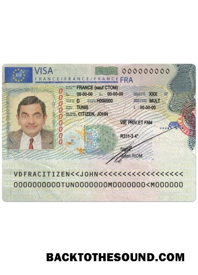 Pobierz Francja schengen Wiza Nowy Wersja Próbka projekt