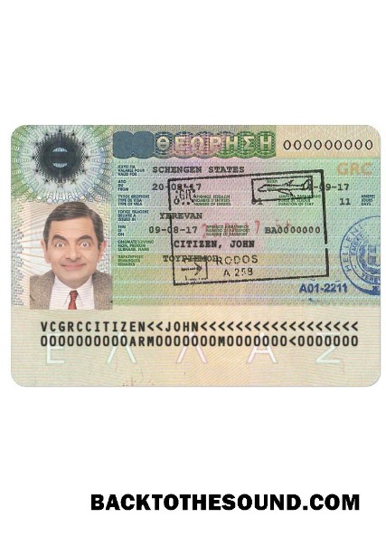 Pobierz Grecja schengen Wiza Wersja 2 Próbka próbka