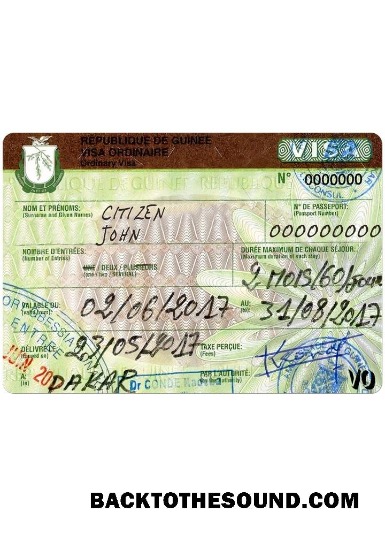 Pobierz GUINE Podróż Wiza Próbka projekt