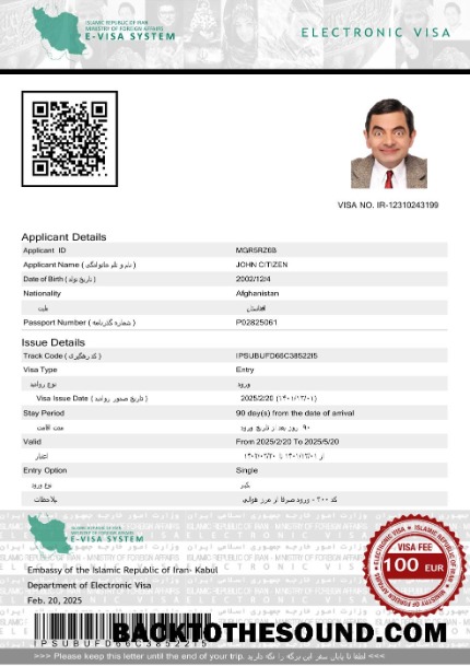Pobierz Iran e Wiza in Word and PDF Formaty Próbka makieta