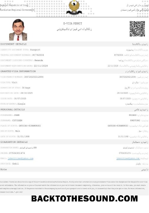 Pobierz Irak e Wiza in Word and PDF Formaty Próbka projekt