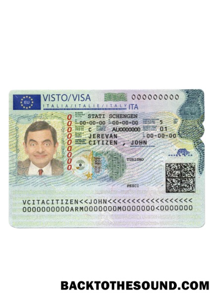 Pobierz Włochy Nowy schengen Wiza Próbka próbka
