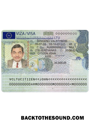 Pobierz Litwa SCHENGEN Wiza FROM LITHUANIAN EMBASSY (2022) Próbka projekt