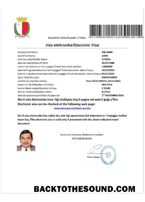 Pobierz Malta e Wiza Próbka projekt