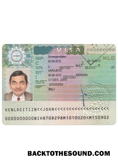 Pobierz NETHERLAND schengen Wiza Próbka próbka