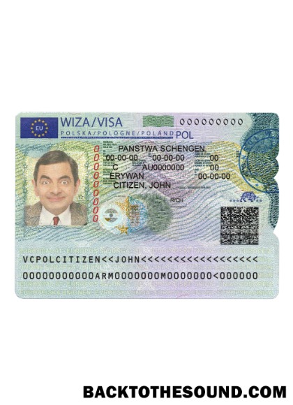 Pobierz Polska Schengen Wiza Wersja 2 Próbka projekt