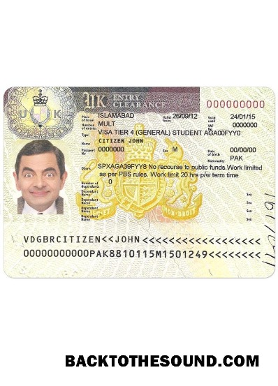 Pobierz Wielka Brytania Wiza Próbka projekt