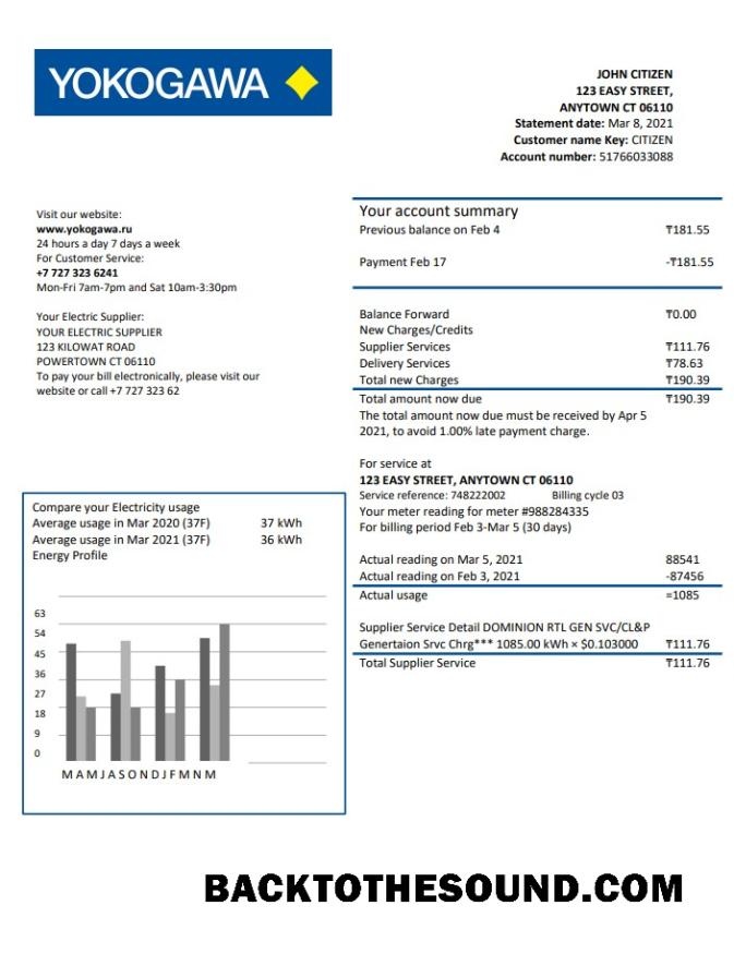 İndir Kazakistan Yokogawa Electric Kazakistan Fatura Fatura in Word and PDF Format (.doc and .PDF) Örnek taslak