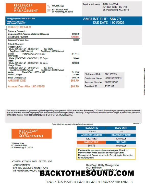 İndir Rusya Realpage Fatura Management Fatura Fatura in Word and PDF Formatlar Örnek tasarım