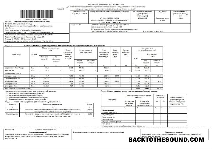 İndir Rusya Fatura Fatura in .doc and .PDF Format, fully Düzenlenebilir Örnek taslak