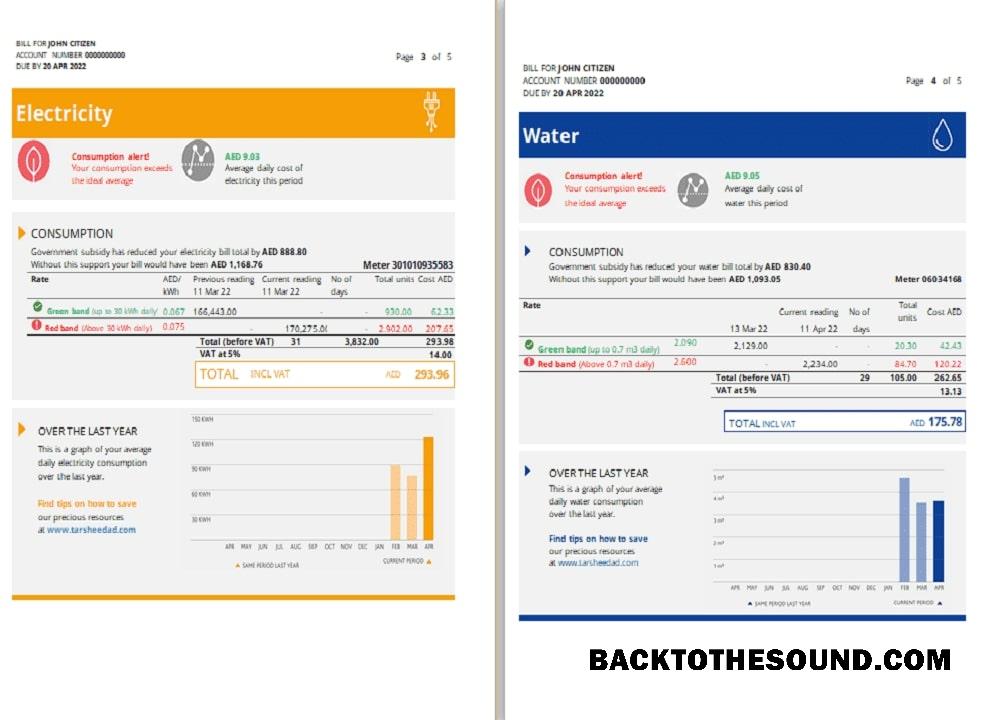 İndir BAE Ras Al Khaimah Al Ain Distribution Co. Word and PDF Fatura Fatura (5 pages) 3 4 Örnek ön izleme