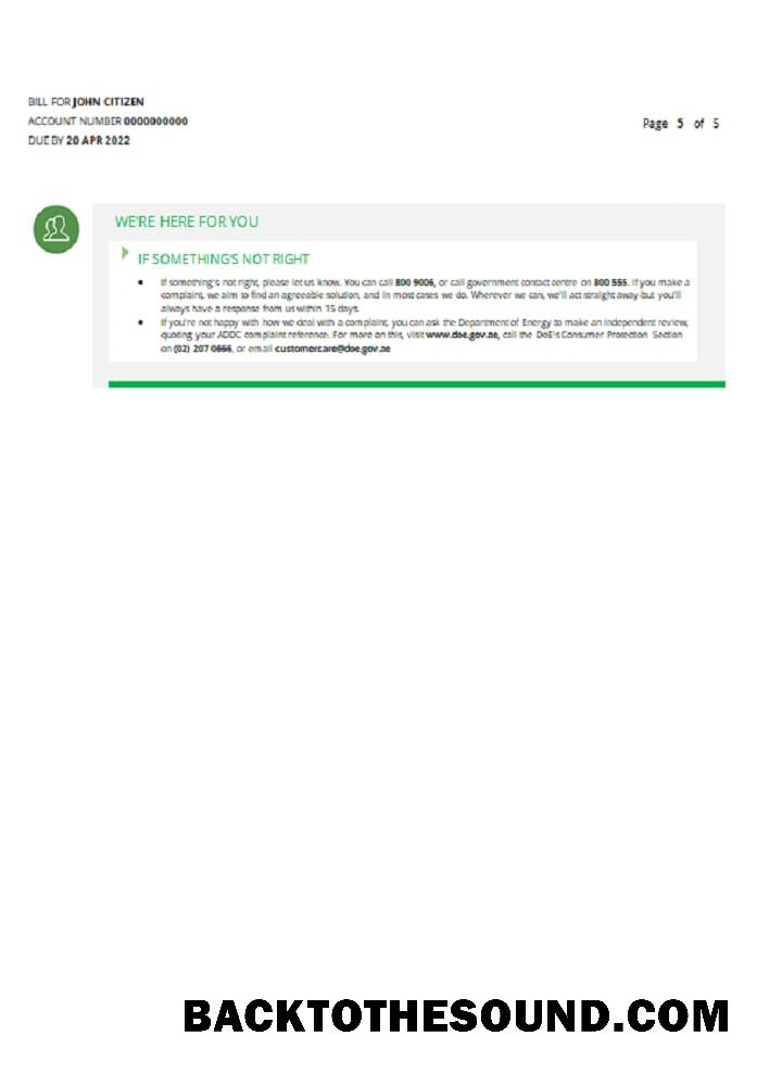 İndir BAE Sharjah Al Ain Distribution Co. Word and PDF Fatura Fatura (5 pages) 5 Örnek ön izleme