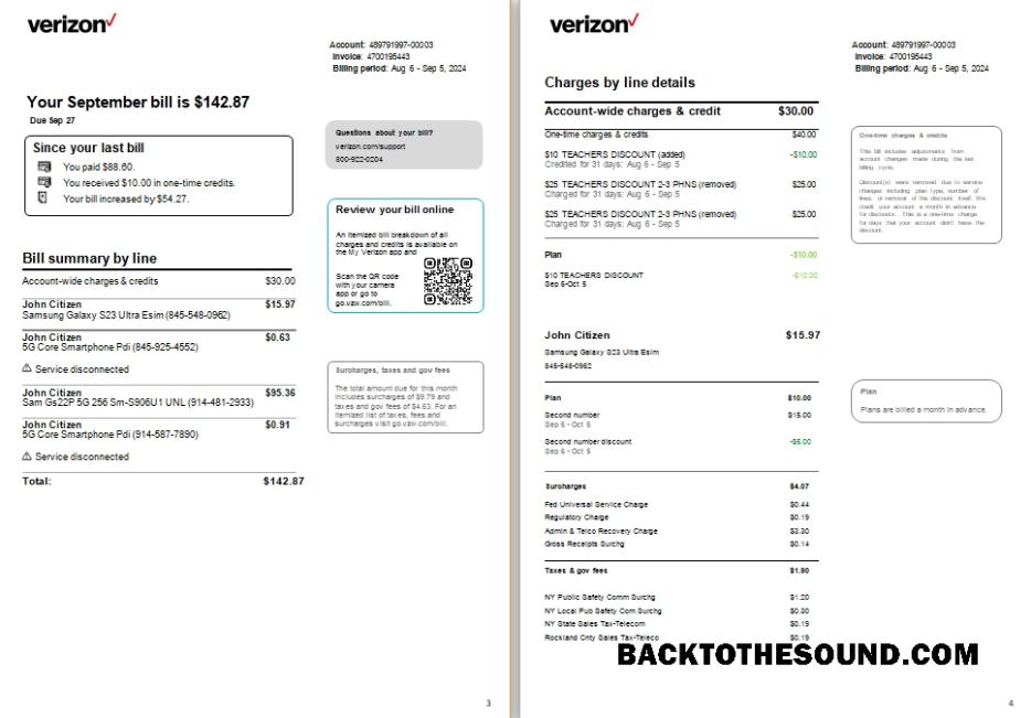 İndir ABD Yeni Jersey Verizon Fatura 3 4 scr Örnek ön izleme